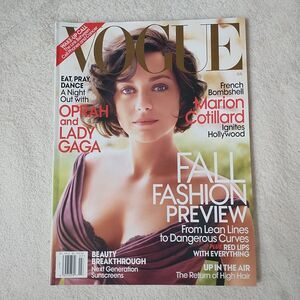 Vogue Magazine July 2010 US Marion Cotillard Used